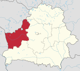Regione di Hrodna – Localizzazione