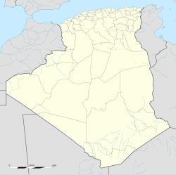 Hippo Regius trên bản đồ Algérie