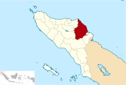 Peta lokasi Kabupaten Aceh Timur