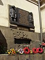 Pamětní deska na kostele v Resslově ulici, Praha