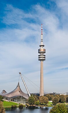 Olympiaturm, Munich, Germany.