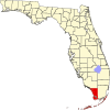 Localização do Condado de Monroe (Flórida)
