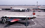 Viscount Model 802 at Heathrow Airport (1964)