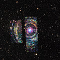 X-ray light rings from a neutron star in Circinus X-1
