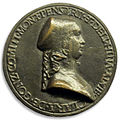 Bartolomeo Melioli, medaglia di Chiara Gonzaga