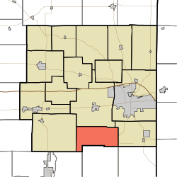 Location in Wayne County