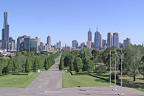 Melbourne CBD (View from the top of Shrine of Remembrance)