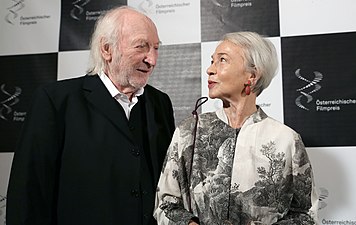 Christine Ostermayer and Karl Merkatz at Österreichischer Filmpreis 2013
