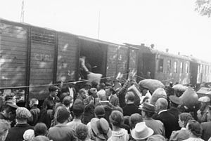 Эвакуацыя нямецкага насельніцтва Бесарабіі ў Галац