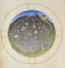 Map of the city of Rome, Hours, Duc de Berry