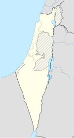 Beit She'an trên bản đồ Israel