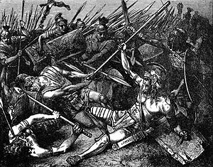 Смерть Спартака у битві на березі річки Силара