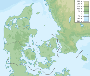 Амалієнборг. Карта розташування: Данія