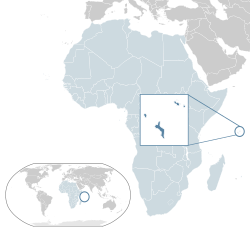 Staðsetning Seychelles-eyja