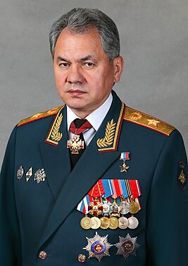 Sergei Šoigu vn 2014 kezakus, oficialine portret
