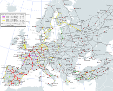 Linee alta velocità Europa.