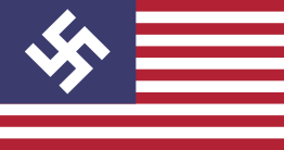 הדגל בסדרה של "הרייך הנאצי הגדול", מדינת החסות הגרמנית במזרח ארצות הברית