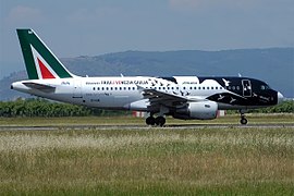 L'Airbus A319 EI-IMI in livrea Friuli-Venezia Giulia