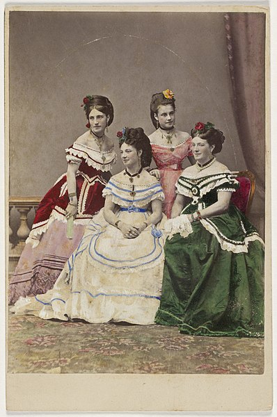File:The Carandini ladies, one of Australia's first opera performing families, ca. 1875 - photographer Charles Hewitt (attributed) (3293959164).jpg