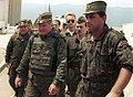 ボスニア内戦時の旧スルプスカ共和国軍。1993年。