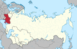 Української Радянської Соціалістичної Республіки: історичні кордони на карті