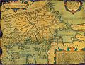 Antiikaegse Traakia kaart (Abraham Ortelius, 1585)