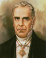 Retrato de José Ignacio Pavón, óleo sobre tela.
