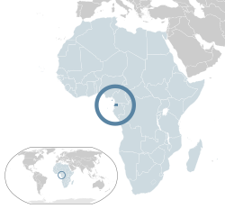 Ekvator Ginesi haritadaki konumu