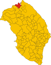 Squinzano – Mappa