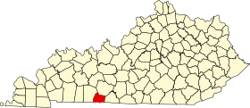 Localisation de Comté de Simpson(Simpson County)