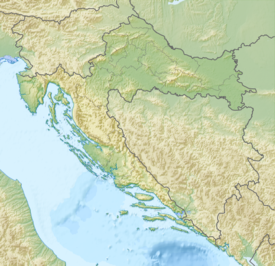 Іловик. Карта розташування: Хорватія