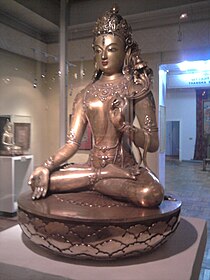 Tara buddhista istennő szobra