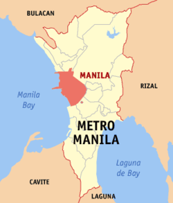 Manila na mapě
