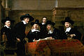 „Drabužių siuvėjų gildijos sindikai“ (apie 1662, Amsterdamo valstybinis muziejus)