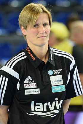 Le 15 novembre 2014, lors de la rencontre de Ligue des champions - Metz Handball / Larvik HK.