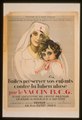 Affiche de 1917 invitant à la vaccination des enfants avec le vaccin BCG de l'Institut Pasteur. Sur la coiffe de l'infirmière figure la croix rouge à deux barres.