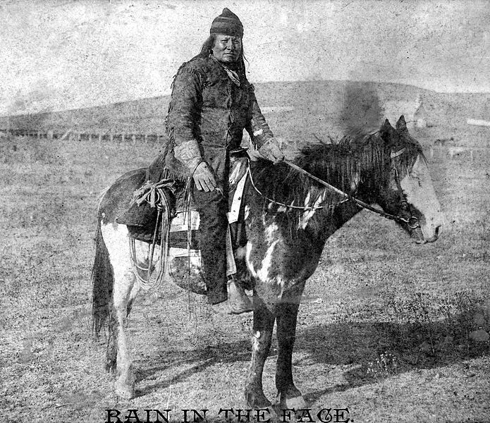 File:Chief Rain in the face on horse.jpg