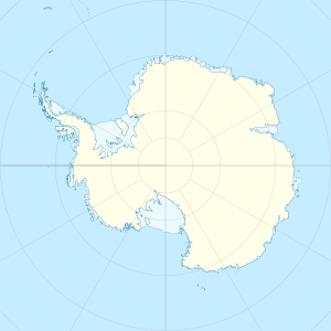 Endurance (1912 ship) is located in Antarctica