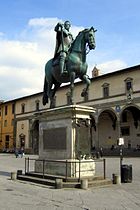 Statue de Ferdinand Ier de Médicis à Florence, 1608.