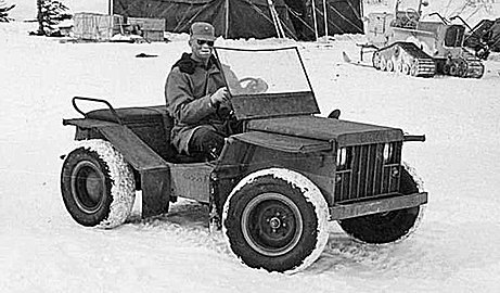 Crosley "Pup" winter testing at U.S. Army Camp Hale, Colorado (1943)
