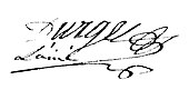 signature de Pierre Antoine Durget