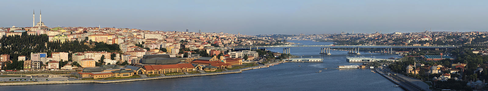 Panoramatická fotografia mesta Istanbul