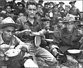 Soldati del 65º reggimento di fanteria americano a Salinas (Porto Rico), agosto 1941