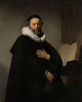 Rembrandt – Portrét Johannese Wtenbogaerta (1633)