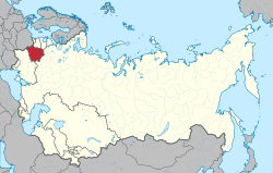 Білоруська Радянська Соціалістична Республіка: історичні кордони на карті