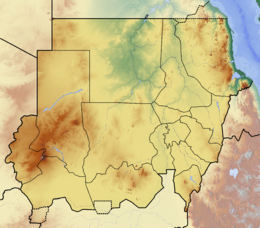 Mappa di localizzazione: Sudan