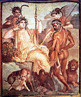 فن روماني يُظهر هرقل