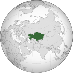 Lokacija Kazahstana