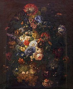 Jan van Huijsum, Fleurs et fruits.
