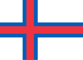 Føroyska flaggið Færøernes flag